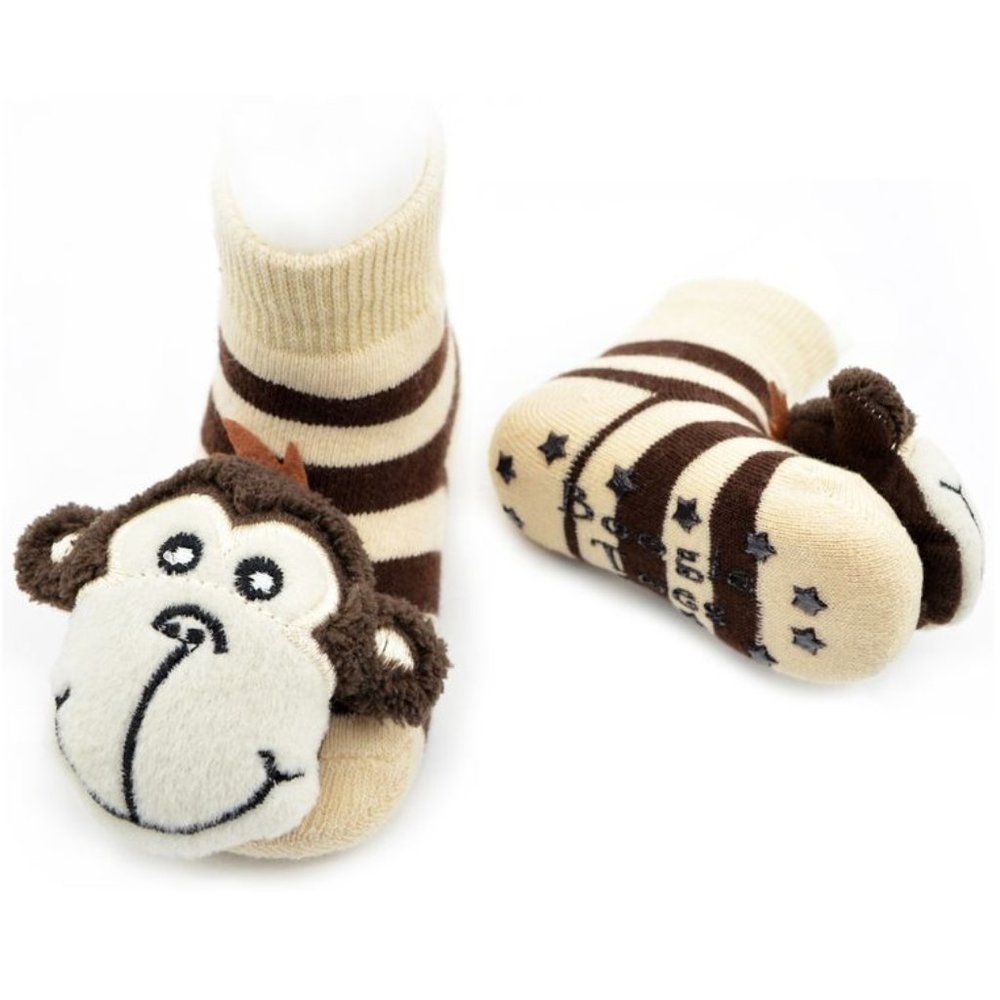 Monkey Rattle Socks New